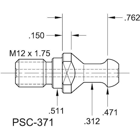 Tj Davies Co Coolant Through Retention Knob PSC-371
